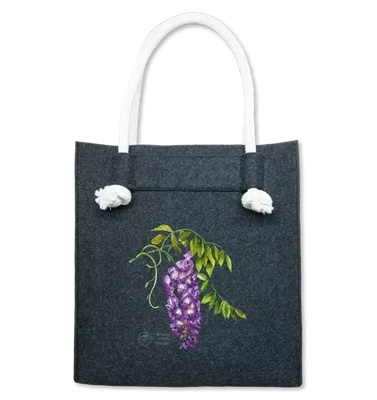 Chinese wisteria 'Prolific' — premium felt bag