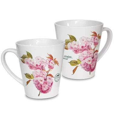 Cherry blossom 'Kanzan' — latte mug