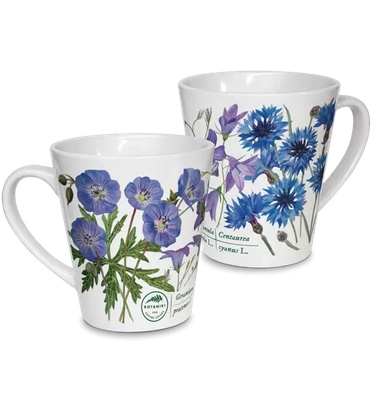 Blue meadow — latte mug