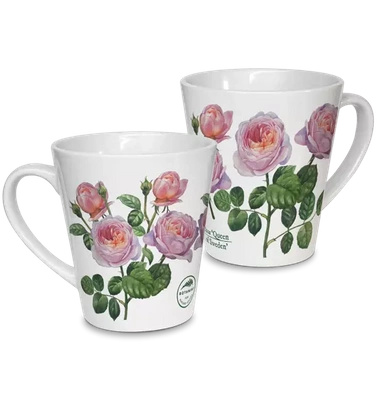 'Queen of Sweden' rose — latte mug