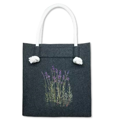 Lavender 'Hidcote' — premium felt bag