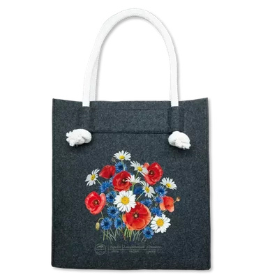 Wildflowers — premium felt bag