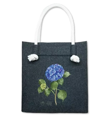 Hydrangea 'Jip Blue' — premium felt bag