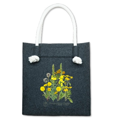 Golden herbs — premium felt bag