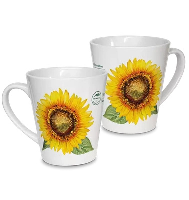 Common sunflower — latte mug