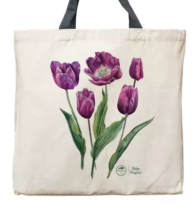 Tulip 'Negrita' — premium cotton bag