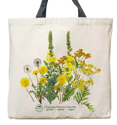 Golden herbs — premium cotton bag