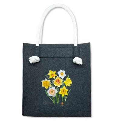 Daffodils — premium felt bag