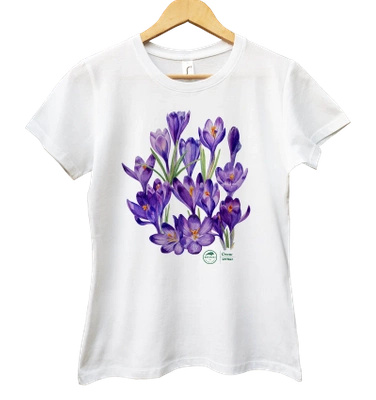 Spring crocus — women's t-shirt