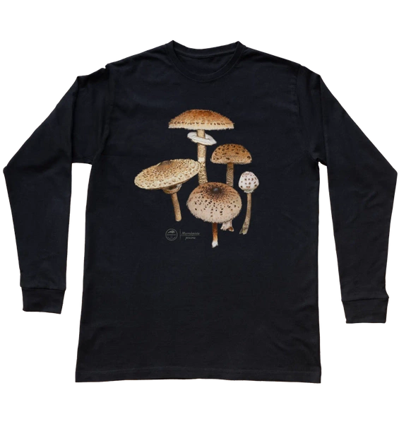 Parasol mushroom — long sleeve t-shirt