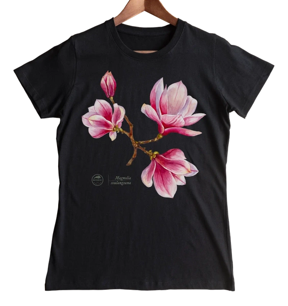 Saucer magnolia intermediate — women's t-shirt