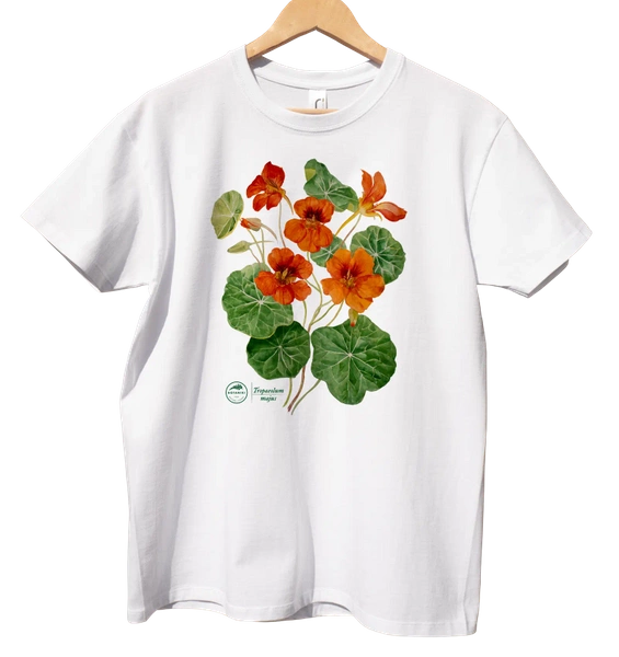 Garden nasturtiums — classic t-shirt