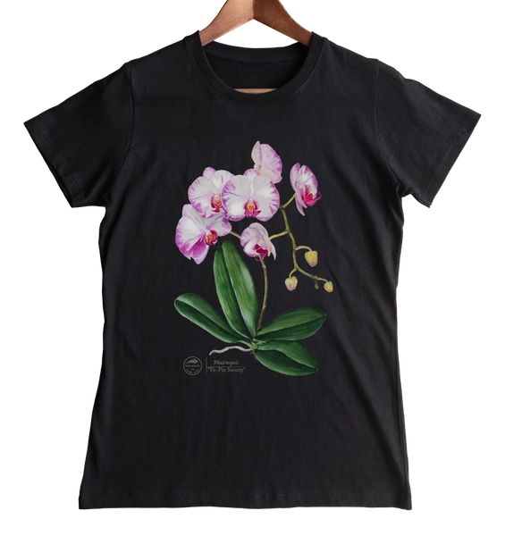 Orchid phalaenopsis — women's t-shirt