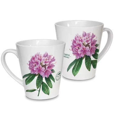 Catawba rosebay rhododendron — latte mug