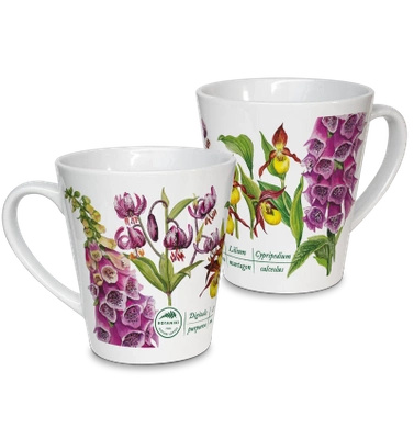 Forest flowers — latte mug