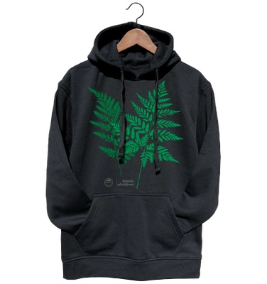 Leather fern — hoodie