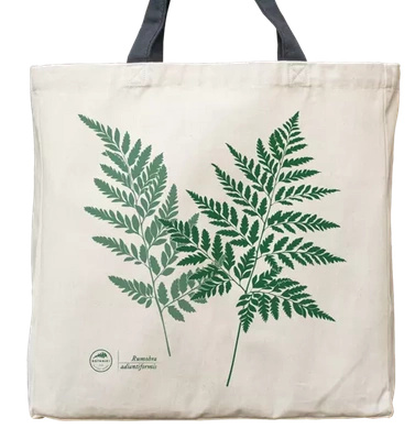 Leather fern — premium cotton bag