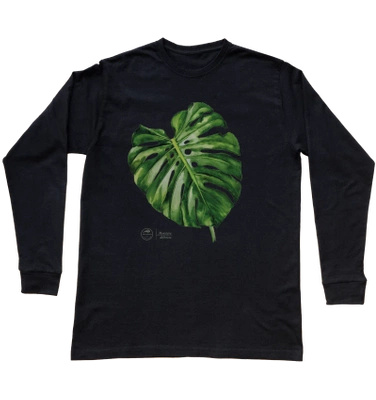 Swiss cheese plant — long sleeve t-shirt