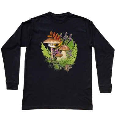 Autumn treasures of the woods — long sleeve t-shirt