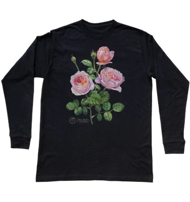 Rose 'Queen of Sweden' — long sleeve t-shirt unisex