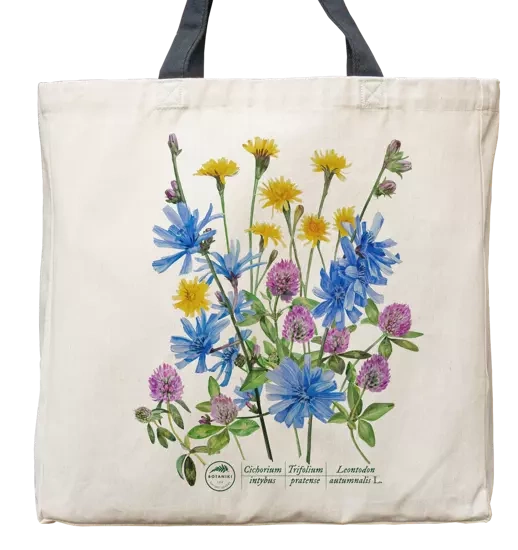 Roadside flowers — cotton bag