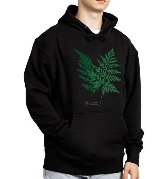 Leather fern — hoodie