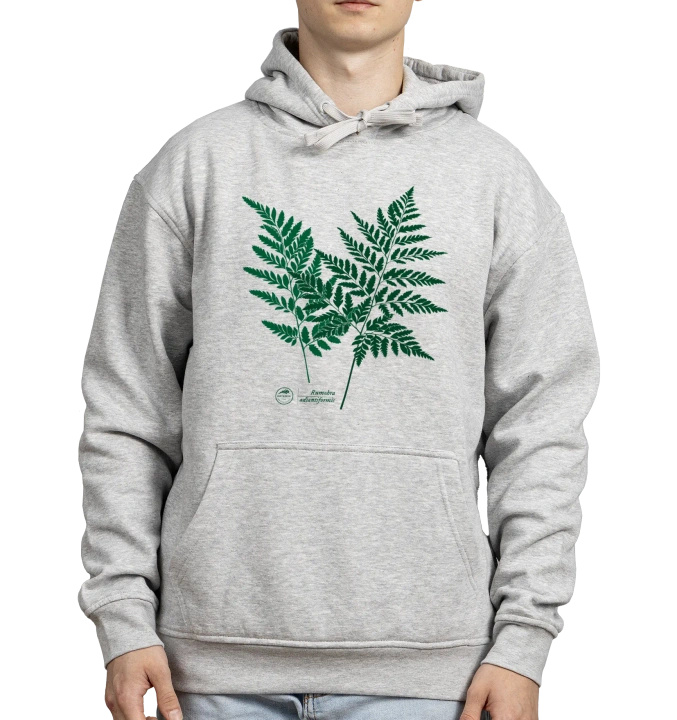 Leather fern — hoodie