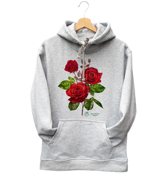 Rose 'Crimson Bouquet' — hoodie