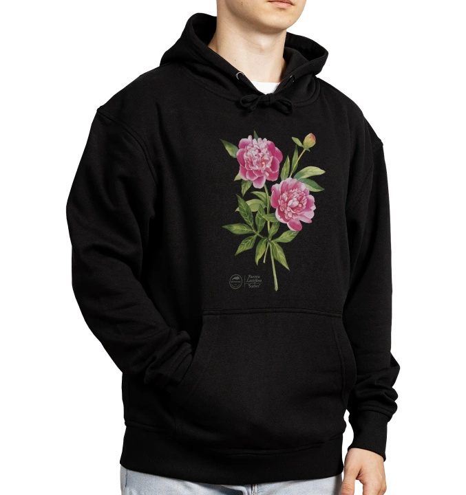 Chinese peony 'Sorbet' — hoodie
