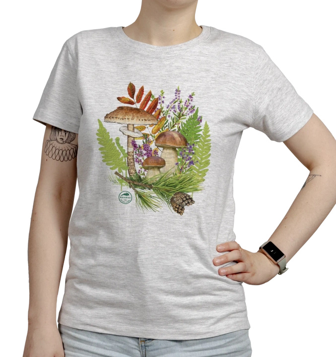 Autumn treasures of the woods — women's t-shirt