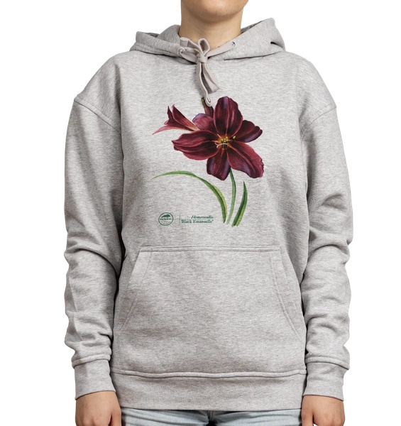 Daylilies 'Black Emanuelle' — hoodie