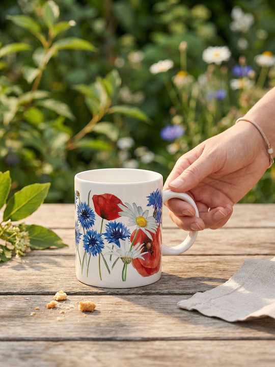Wildflowers — classic mug