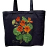 Garden nasturtiums — premium cotton bag