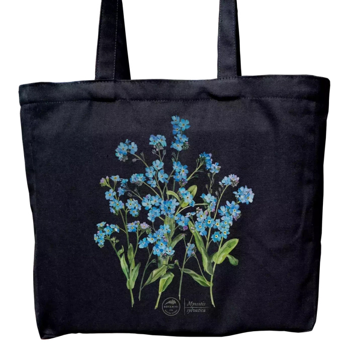 Forget-me-nots — premium cotton bag