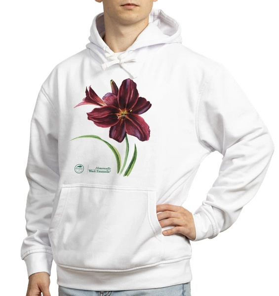 Daylilies 'Black Emanuelle' — hoodie