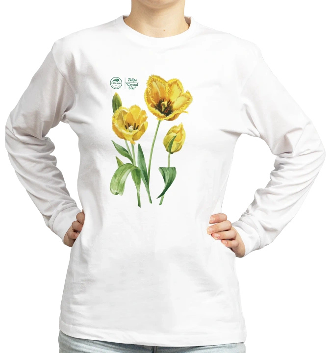 Tulip 'Crystal Star' — long sleeve t-shirt