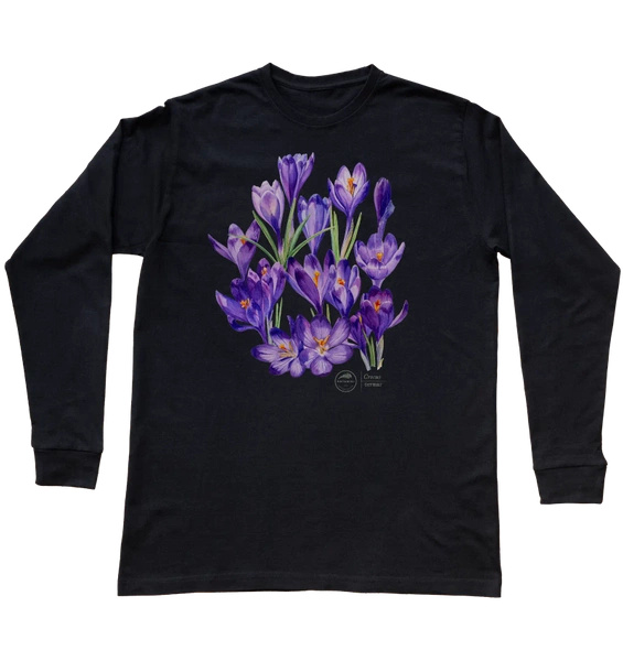 Spring crocus — long sleeve t-shirt