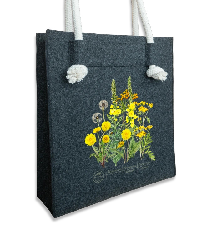 Golden herbs — premium felt bag