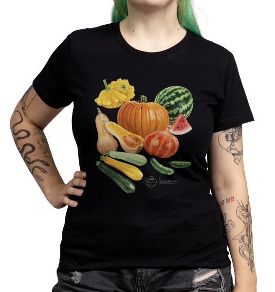 Cucurbit vegetables — women's t-shirt