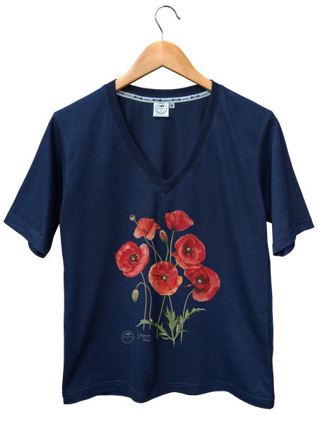 Common poppies — premium  t-shirt