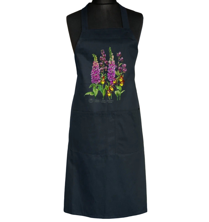 Forest flowers — apron with pockets