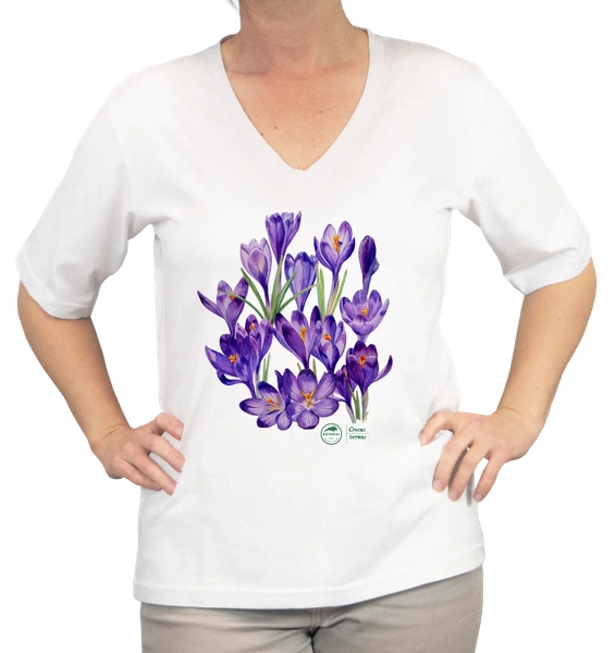 Spring crocus — premium  t-shirt