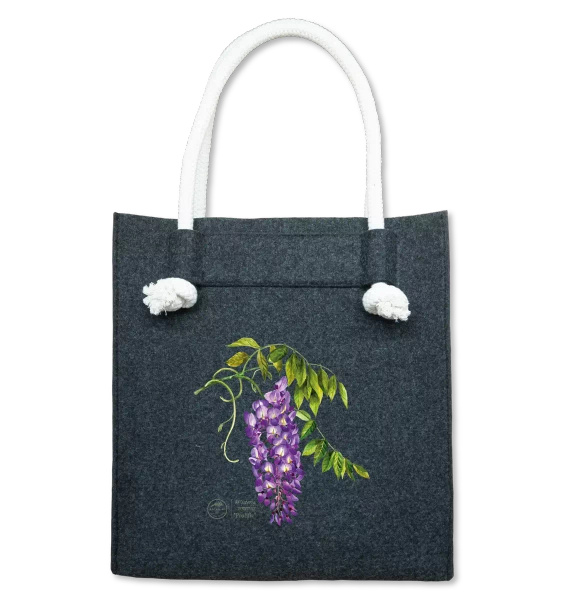 Chinese wisteria 'Prolific' — premium felt bag