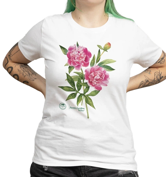 Chinese peony 'Sorbet' — women's t-shirt