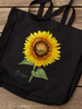 Common sunflower — premium cotton bag