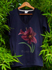 Black Emanuelle daylilies — premium  t-shirt