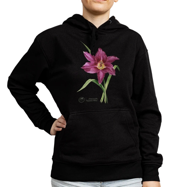 Daylilies 'Summer Wine'  — hoodie