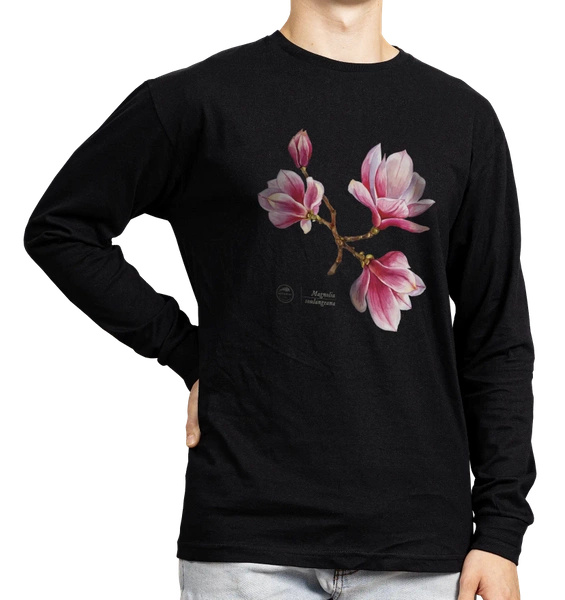 Saucer magnolia intermediate — long sleeve t-shirt