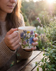Roadside flowers — latte mug