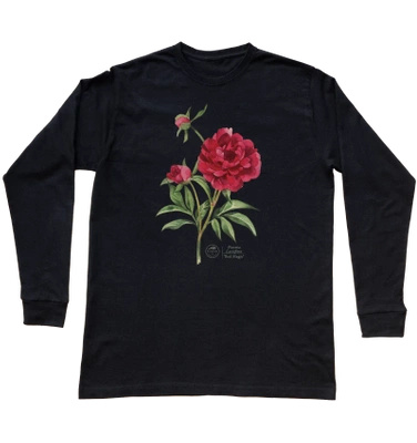 Chinese peony 'Red Magic' — long sleeve t-shirt